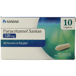 sanias paracetamol 120mg, 10zp