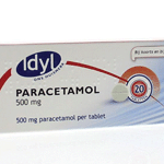 idyl paracetamol 500mg, 20 stuks