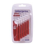 Interprox Plus Ragers Mini Conical Rood, 6 stuks