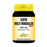 nhp super multi mineralen 650mg puur, 60 capsules