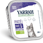 yarrah kattenvoer pate met kip en kalkoen bio, 100 gram