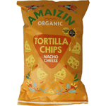 amaizin corn chips nacho bio, 150 gram