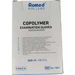 Romed Onderzoekhandschoen Steriel Copolymeer M, 100 stuks