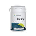 Springfield Biotine (vitamine B8) 8 Mg, 30 Veg. capsules