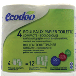 ecodoo toiletpapier compact ecologisch bio, 4 stuks
