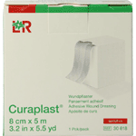 curaplast wondpleister sensitive 8cm x 5m, 1rol