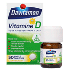 davitamon vitamine d kind smelttablet, 50 tabletten