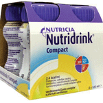 Nutridrink Compact Vanille 125 ml, 4 stuks
