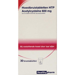 healthypharm acetylcysteine 600mg htp, 30 bruistabletten