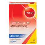 Roter Cysticare, 15 capsules