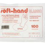 Softhand Onderzoekhandschoen Poly Dames, 100 stuks