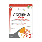 Physalis Vitamine D3 Forte, 100 capsules