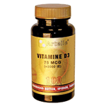artelle vitamine d3 75mcg, 100 soft tabs