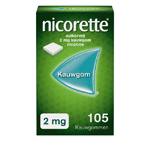 nicorette kauwgom 2mg classic, 105 stuks
