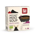 lima instant miso soup white shiro 4 x 16.5 gram bio, 4 stuks