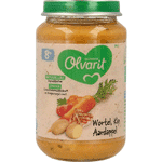 Olvarit Wortel Kip Aardappel 8m01, 200 gram