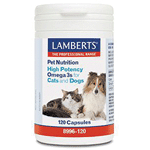 Lamberts Omega 3 voor Dieren Hond en Kat, 120 capsules