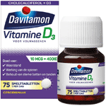 davitamon vitamine d volwassenen smelttablet, 75 tabletten
