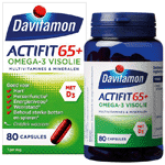 Davitamon Actifit 65+ Omega 3, 80 capsules