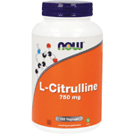 Now L-citrulline 750 Mg, 180 Veg. capsules