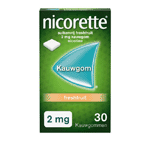nicorette kauwgom 2 mg freshfruit, 30 stuks