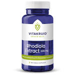 Vitakruid Rhodiola Extract 500 Mg, 60 Veg. capsules