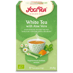 Yogi Tea White Tea With Aloe Vera Bio, 17 stuks