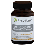 Proviform Vitamine B12 10.000 Mcg Combi Actief Folaat, 60 Zuig tabletten