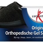 lucovitaal orthopedische gel sloffen zwart maat 40-41, 1paar
