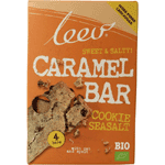 Leev Cookiebar Karamel & Zeezout Bio, 140 gram