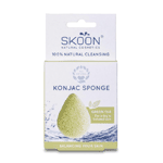 Skoon Konjac Spons Green Tea Bio, 1 stuks