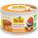Tartex Pate Zongerijpte Groente Bio, 125 gram