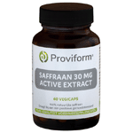 Proviform Saffraan 30 Mg Active Extract, 60 Veg. capsules