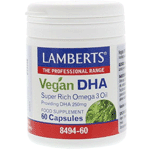 lamberts vegan dha 250mg, 60 capsules