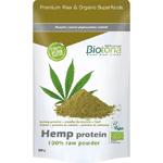 Biotona Hemp Raw Protein Powder Bio, 300 gram