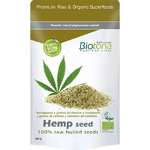 Biotona Hemp Raw Hulled Seeds Bio, 300 gram