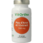 Vitortho Pau D'arco Extract 500 Mg, 60 Veg. capsules