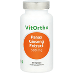 Vitortho Panax Ginseng Extract 500 Mg, 60 Veg. capsules