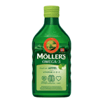 mollers omega-3 levertraan appel, 250 ml