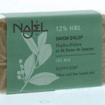 Najel Aleppo Zeep Laurier Olie 12%, 100 gram