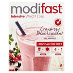 Modifast Intensive Milkshake Cranberry, 440 gram