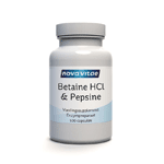 nova vitae betaine hcl 648 mg & pepsine 150mg, 100 capsules