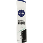 Nivea Deodorant Spray Invisible Black & White Fresh, 150 ml