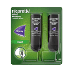 Nicorette Mondspray Mint 1 Mg Duo Verpakking, 1set