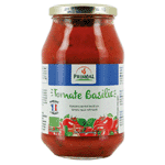 primeal pastasaus tomaten basilicum bio, 510 gram