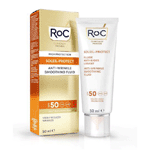 Roc Soleil Protect Anti Wrinkle Smoothing Fluid Spf50+, 50 ml