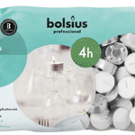 bolsius theelicht 17/38 wit, 200 stuks