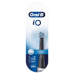 oral b opzetborstel io ultimate clean zwart, 2 stuks