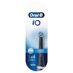 oral b opzetborstel io ultimate clean zwart, 4 stuks