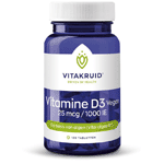 vitakruid vitamine d3 vegan 25 mcg / 1000 ie, 120 tabletten
